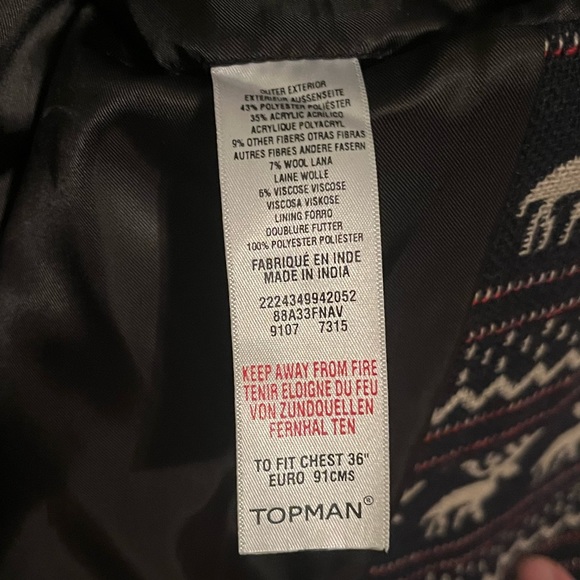 Limited Edition Topman blazer size 36 - Picture 4 of 4